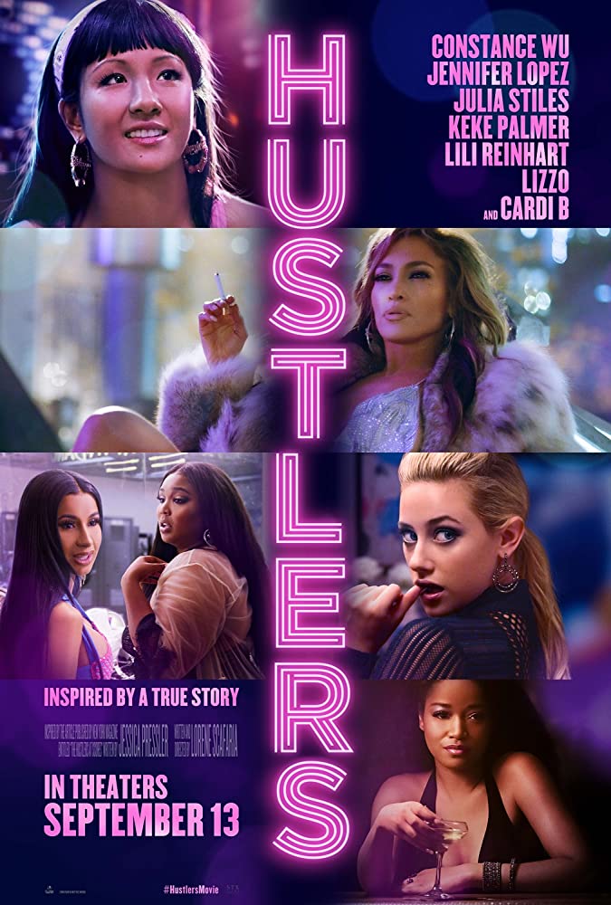 The film poster showing Destiny (Constance Wu), Ramona (Jennifer Lopez), Diamond (Cardi B), Liz (Lizzo), Annabelle (Lili Reinhart) and Mercedes (Keke Palmer) in close-ups.